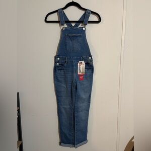 Levi’s Girlfriend Fit Girls Over-Alls NWT